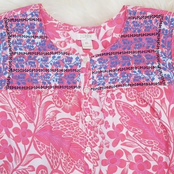J.Crew Boho Blouse - Picture 3 of 8